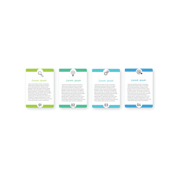 Startup project boosting research rectangular choice infographic chart design template. Business success infochart with icons. Instructional graphics with 4