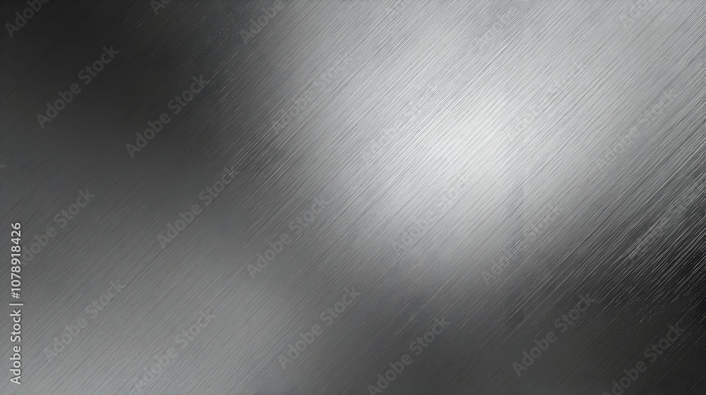 Aufkleber abstract silver metal texture background with diagonal lines and gradient