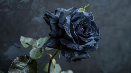 Black Rose: A Striking Floral Image