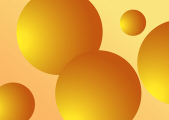 Gradient abstract background with orange geometric circle style