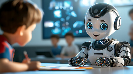 Ai-powered robot teacher engages children in independence day activities