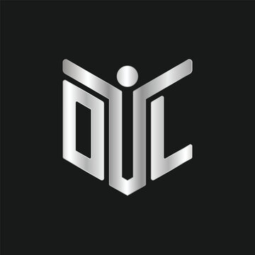 OTL Letter Logo Design polygon Monogram Icon Vector Template