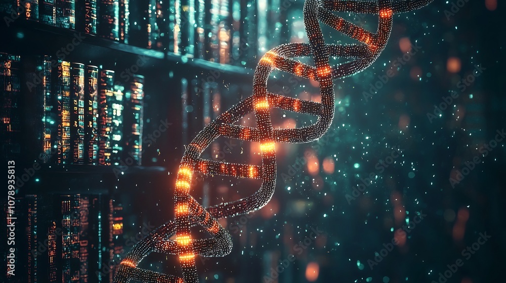 Poster digital library of encoded dna strands limitless potential of dna data storage