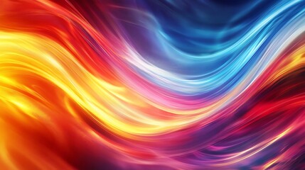 Abstract representation energy flow in dynamic colors. Ideal for technology and innovation themes.