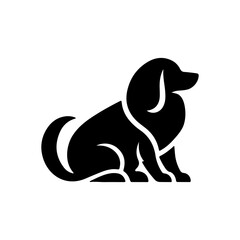 black dog silhouette