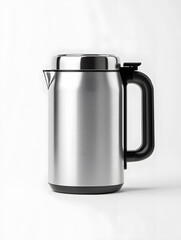 Fototapeta premium Stainless electric kettle isolated on white background