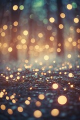 abstract golden bokeh background, abstract Christmas background