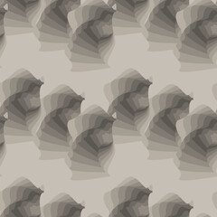 abstract style seamless pattern in gradient color