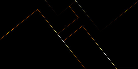 Black and golden smooth stripes abstract corporate graphic design. Geometric dark material background. Vector illustration subtle gold highlights, creating a sleek and sophisticated look.	
