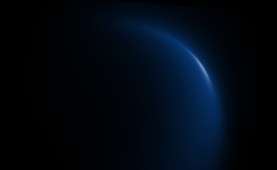 Lens flare light for abstract background. Blue light flare.