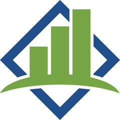 business financial accounting logo vector
