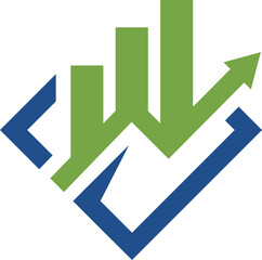 business financial accounting logo vector