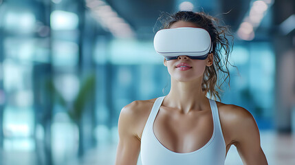 Enhancing workplace wellness through virtual fitness challenges and holographic technology