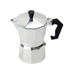 geyser coffee maker isolated from background