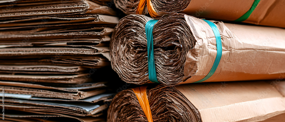 Poster organize your space with neatly tied cardboard boxes for efficient storage