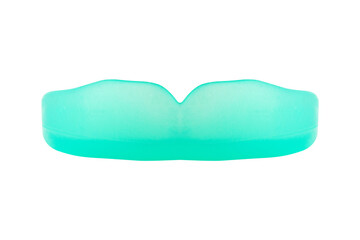 sports mouthguard for teeth isolated from background