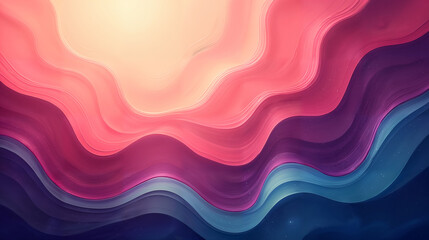 Obraz premium An Engaging Satin Background Transitioning from Deep to Light Colors Highlighted with Stylish Tech Dot Waves