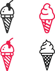 ice cream icon silhouette design art