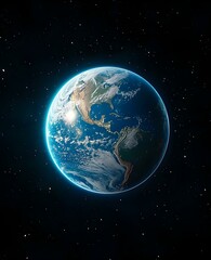 Fototapeta premium Contemplative Astronaut in Space, an astronaut drifts amidst the stars, lost in thought, surrounded by the vastness of the cosmos.