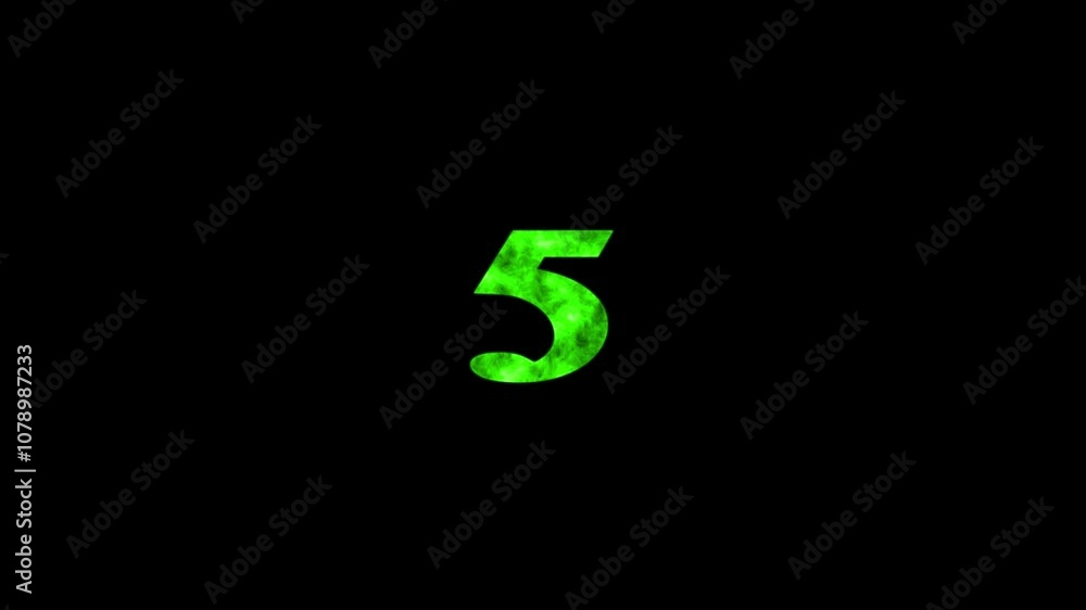Poster 10 second fire timer light glowing countdown 10 seconds 10 second fire countdown timer animation bla