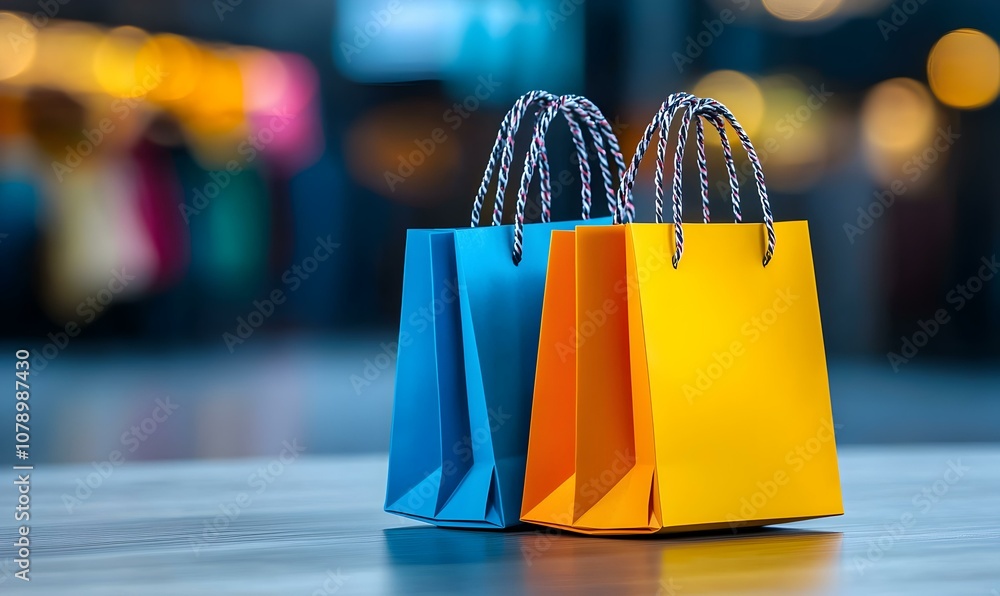 Poster user-friendly e-commerce website interface, showcasing intuitive navigation, vibrant product display