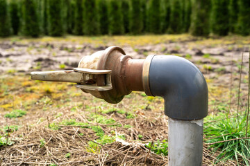 Water Pipe in a Field