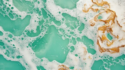 Naklejka premium 海と波