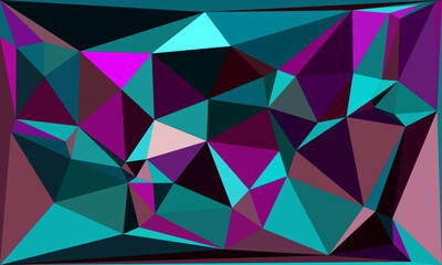 Vibrant Polygon Background Collection: Abstract Geometric Patterns in Bold and Pastel Hues
