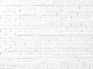 Fototapeta premium White brick wall with varying shades of white and subtle texture, perfect for a clean and modern background, white brick wall