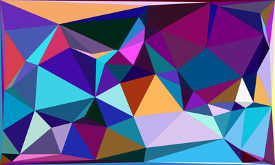 Vibrant Polygon Background Collection: Abstract Geometric Patterns in Bold and Pastel Hues