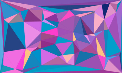 Vibrant Polygon Background Collection: Abstract Geometric Patterns in Bold and Pastel Hues