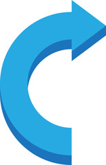 3d arrow element vector