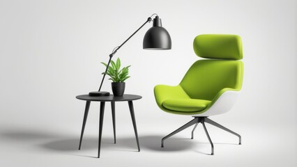 green lime chair