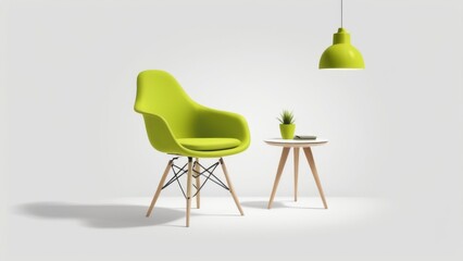 green lime chair