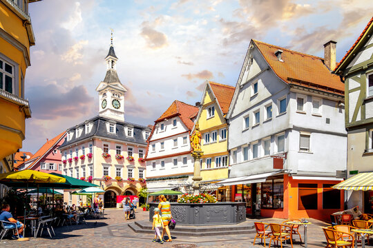 Altstadt, Aalen, Deutschland 