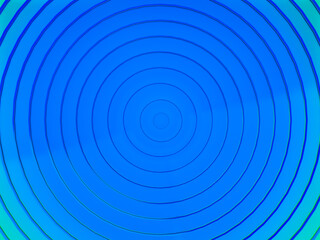 Fototapeta premium 幻想的な光に照らされた同心円のパイプの3Dイラストレーション