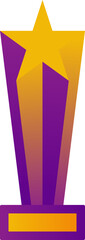 trophy icon vector