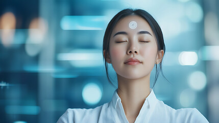 Enhancing mental health and workplace wellness through futuristic relaxation techniques