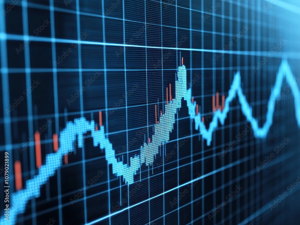Poster analyze financial trends through dynamic data visualization techniques for better business insights