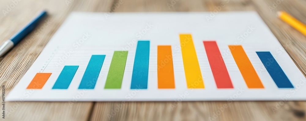 Aufkleber analyze business growth trends using colorful graphs and charts for effective decision making