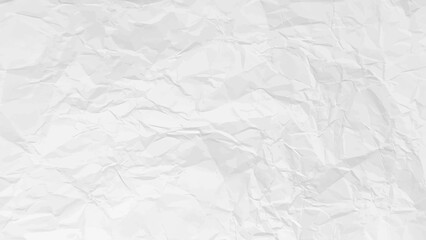 White clean crumpled paper