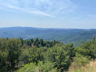 Obraz premium Paysage de montagne dans les Cévennes