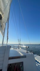sailing on the lake