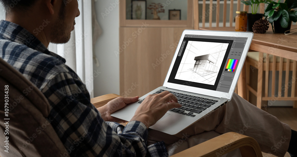 Aufkleber architectural design modish software application for architect business and professional designer