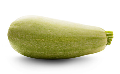Green marrow on white background