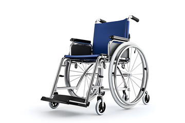 Wheelchair isolated on white background