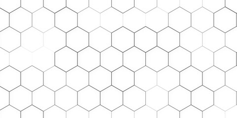 Abstract cube hexagon shape background. Vector banner design. Hexagons pattern. Geometric abstract background with simple hexagonal elements.