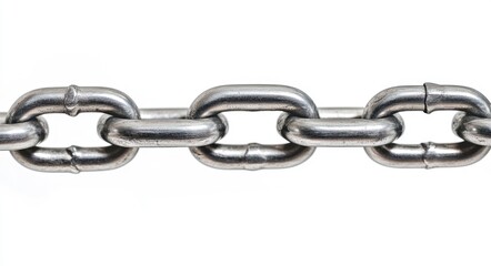 Fototapeta premium Steel Connection: Linking Power and Security with a Rustic Twist