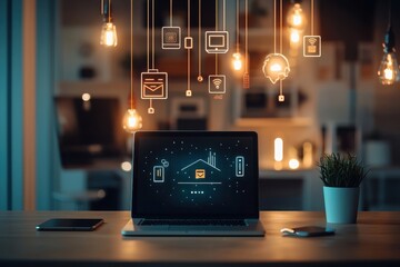 Explore the innovative features of a dynamic education technology hub with smart devices transforming learning experiences