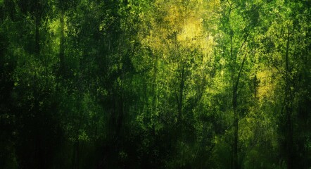 Fototapeta premium Lush Forest Landscape. An Aerial View of Vibrant Nature Textures in Abstract Patterns.